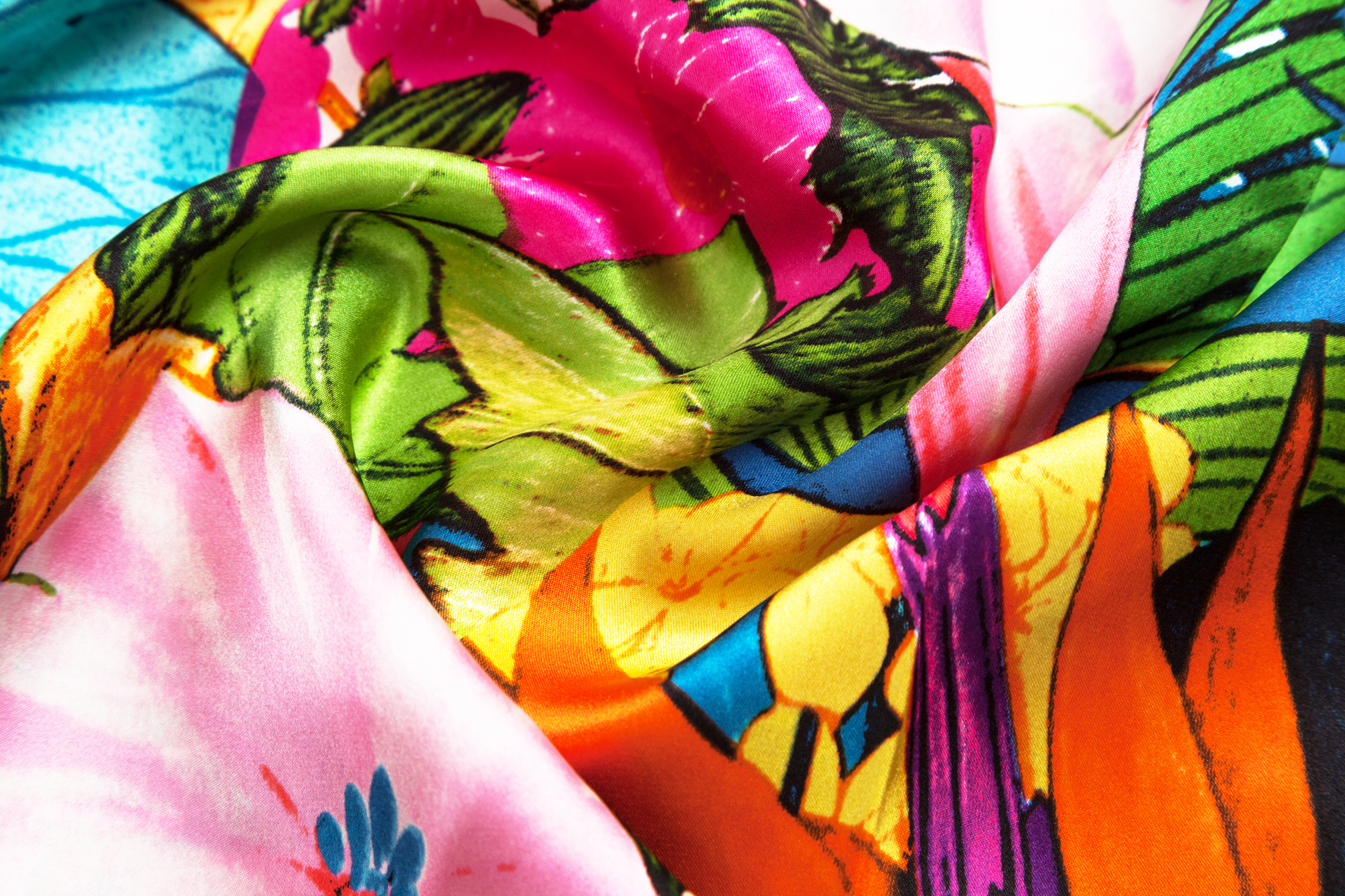 奥罗拉丝绸-大师作品,大使国礼,丝绸礼品,真丝美术品 | 花卉缤纷