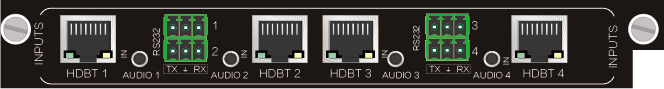 4I-BT，HDBT 4Kx2K 远传信号卡