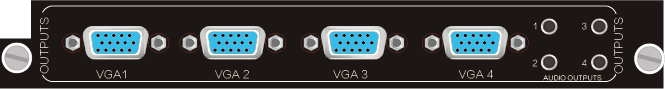 4O-VG，VGA 输出信号卡