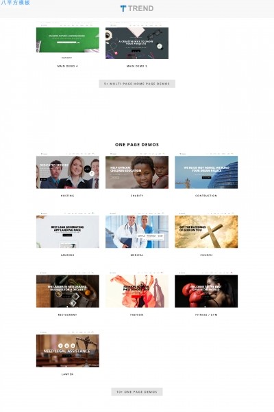 高端HTML5/CSS3灰色白色企业网站模板