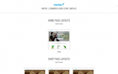 HTML5/CSS3亮青色湖水绿书店商城网站模板