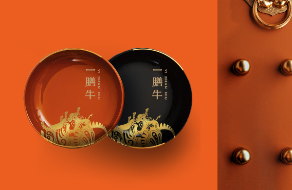 一膳牛品牌策划设计-餐饮vi设计-杭州达岸品牌策划设计公司