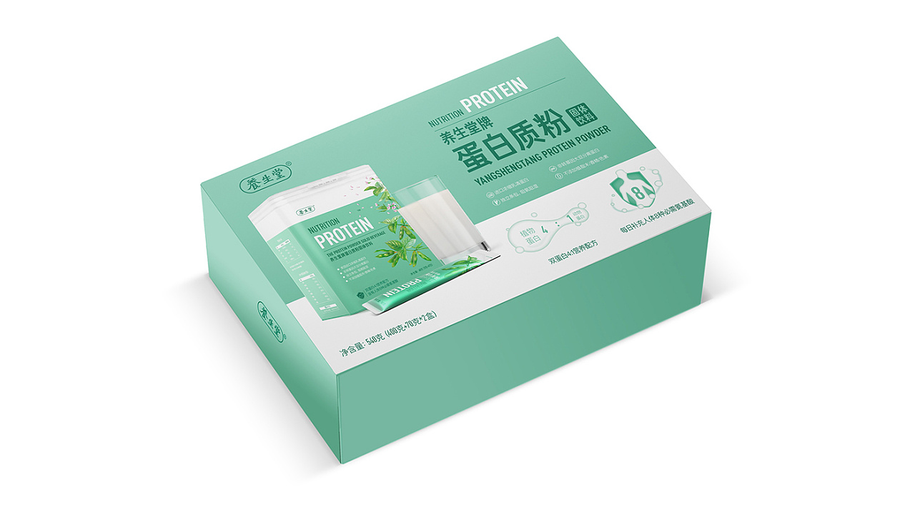 养生堂蛋白质粉包装设计-食品保健品包装设计-达岸品牌营销咨询 养生堂蛋白质粉包装设计-食品保健品包装设计-达岸品牌营销咨询