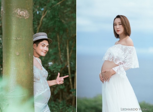 严屹宽&杜若溪-明星巴厘岛拍摄纯美自然的孕妇摄影