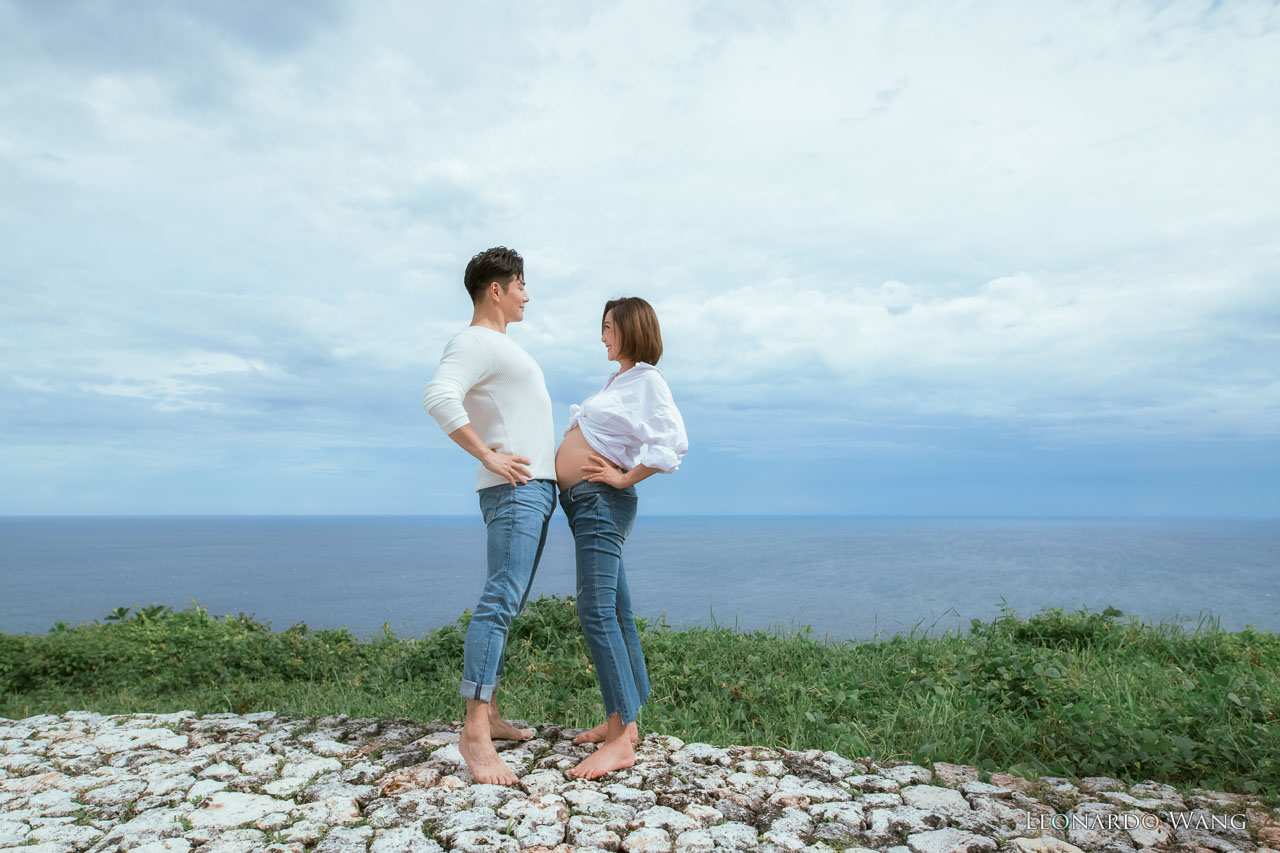严屹宽&杜若溪-明星巴厘岛拍摄纯美自然的孕妇摄影