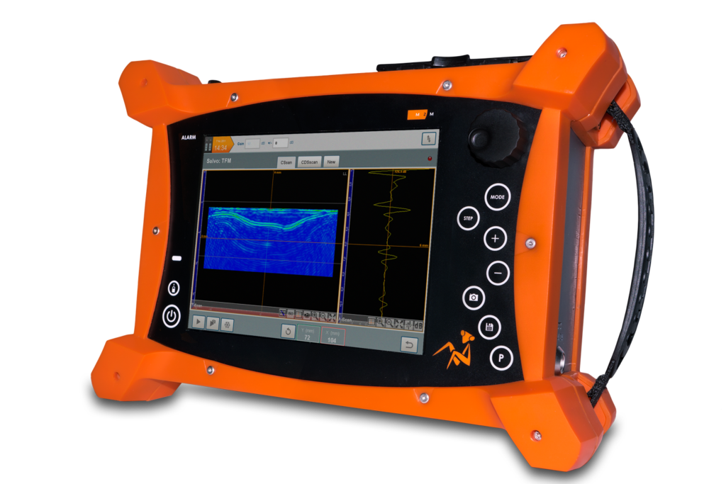 Mantis PAUT 16:64PR m2m Mantis PAUT 16:64PR small portable flaw detector