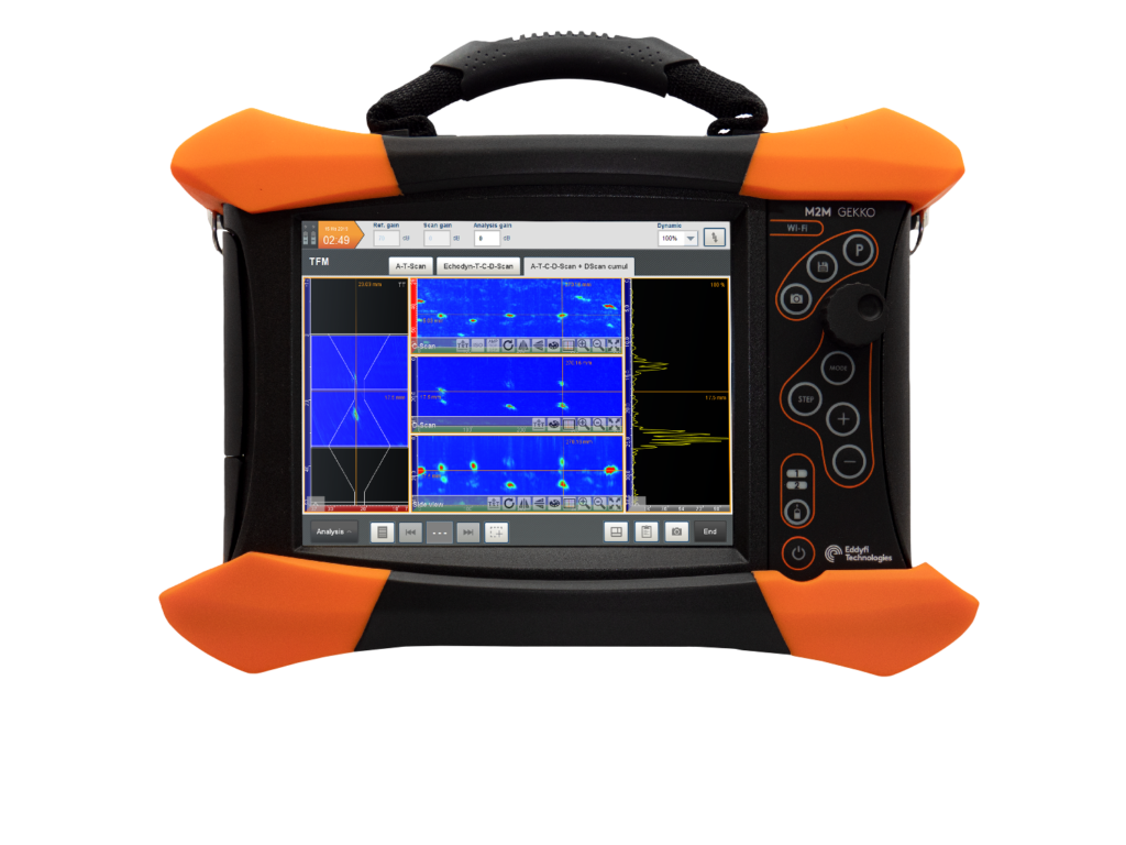 M2M Gekko new PAUT TFM phased array flaw detector ultrasound