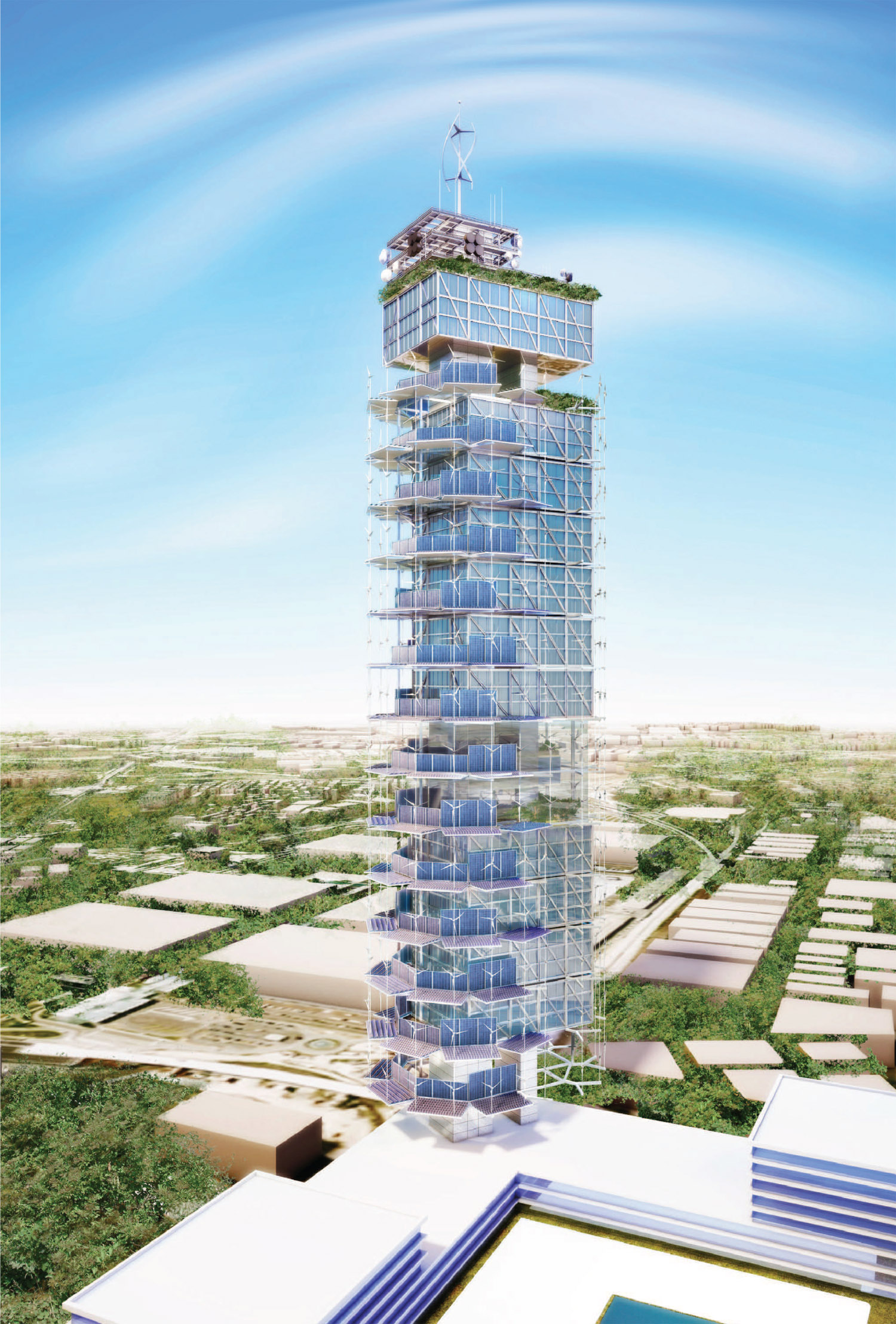 盖蓝建筑设计 | 能量塔
