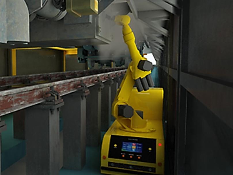 车底机器人吹扫设备