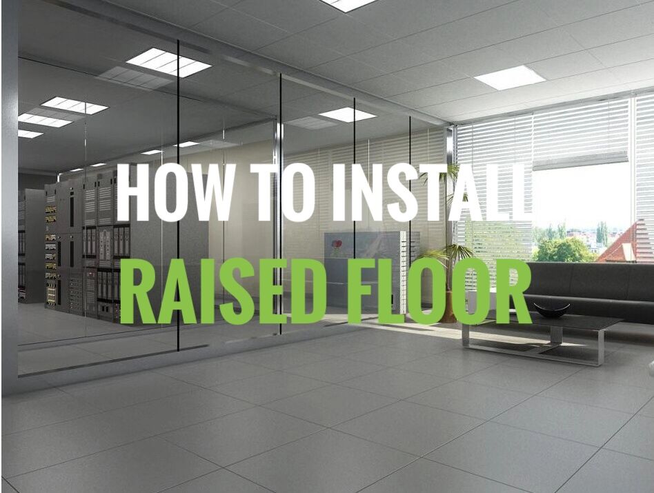 how to install raised floor