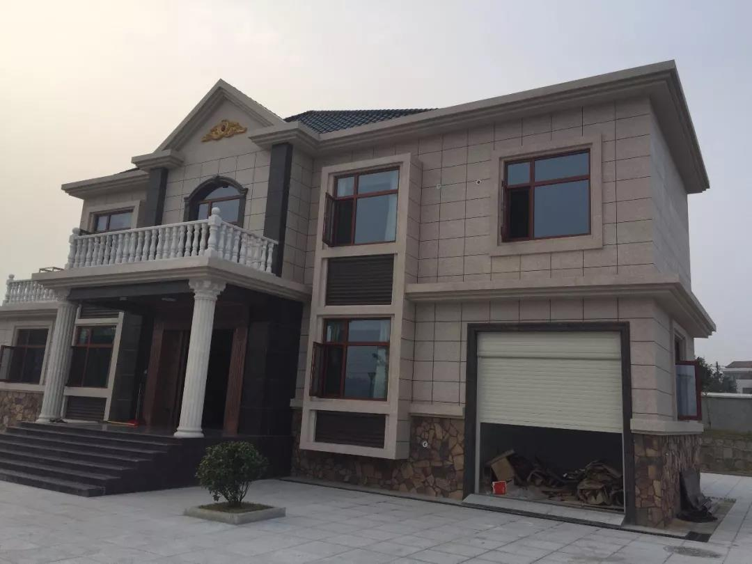 真石漆-仿石漆-腻子粉-乳胶漆-福建德诺漆 | 为什么自建房别墅外墙