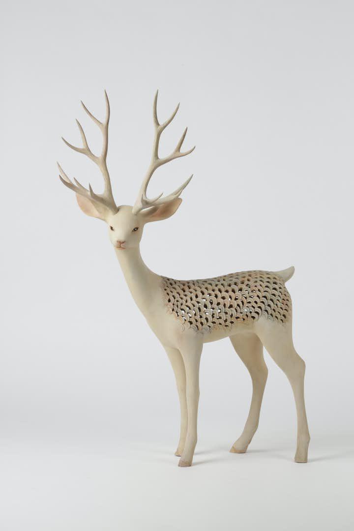 空与灵极简动物木雕艺术家土屋仁応